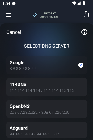 anycast dnsandroid下载效果预览图